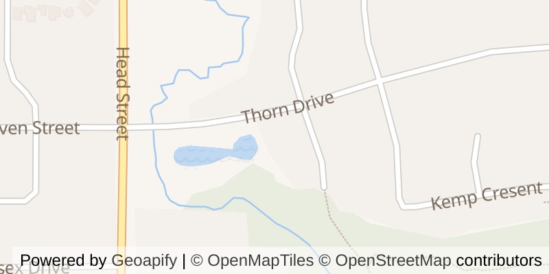 Map of 232 THORNE DRIVE, Strathroy-Caradoc (NE)