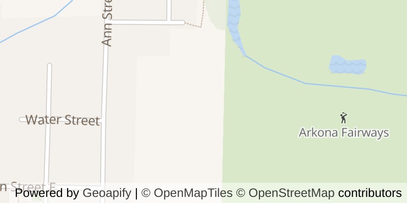 Map of 50 EAST GLEN DRIVE, Lambton Shores (Arkona)