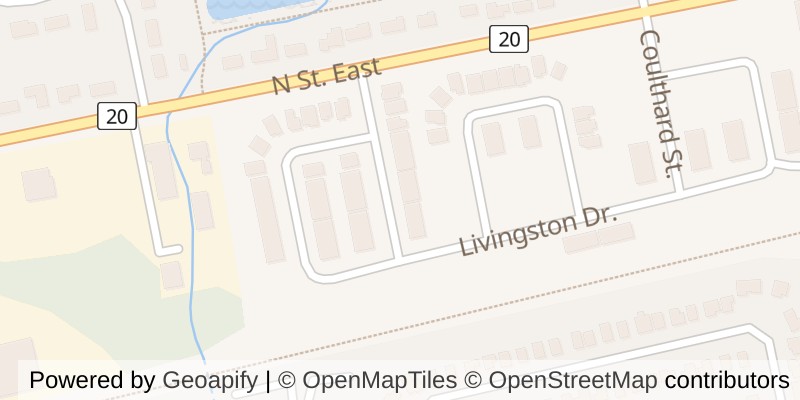 Map of 19 HUNTLEY AVENUE, Tillsonburg