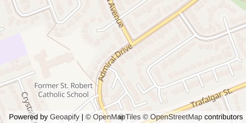 Map of 221 ADMIRAL DRIVE, London East (East I)