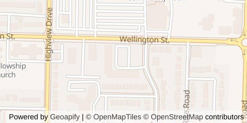 Map of 119 - 440 WELLINGTON STREET, St. Thomas