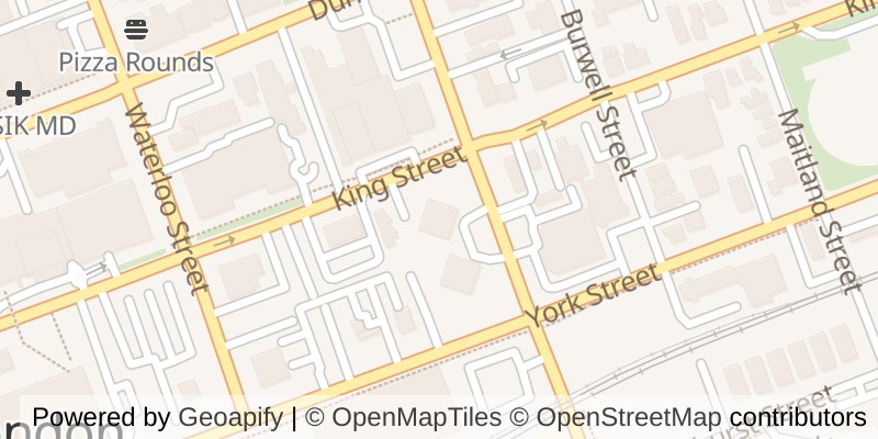 Map of 905 - 363 COLBORNE STREET, London East (East K)