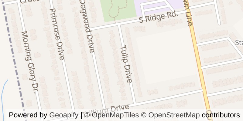 Map of 23 TULIP DRIVE, Tillsonburg