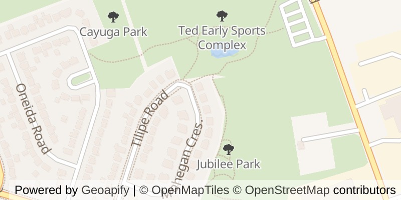 Map of 55 MOHEGAN CRESCENT, London East (East D)