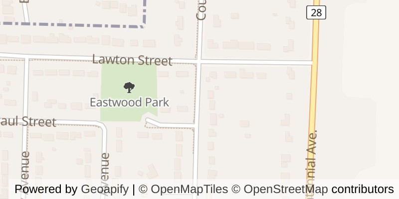 Map of 108 COULTER AVENUE, Central Elgin