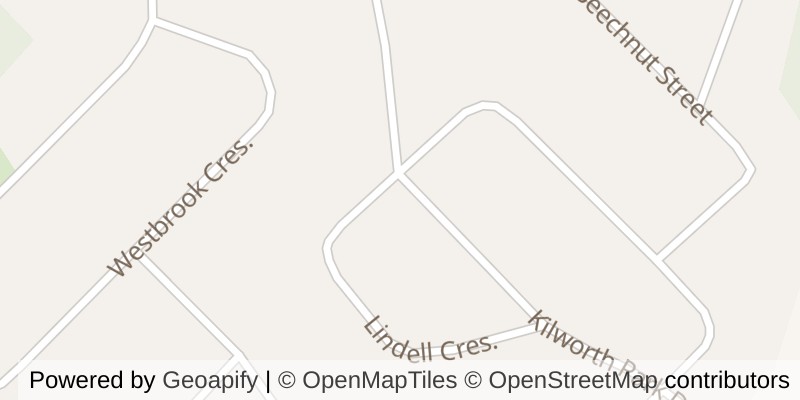 Map of 74 KILWORTH PARK DRIVE, Middlesex Centre (Kilworth)