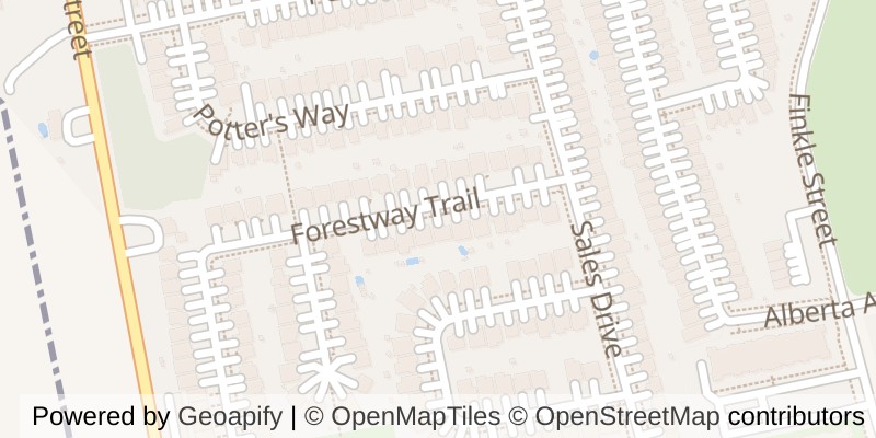 Map of 162 FORESTWAY TRAIL, Woodstock (Woodstock - South)