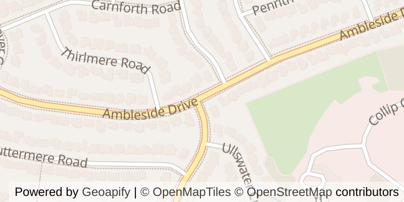 Map of 135 AMBLESIDE DRIVE, London North (North A)