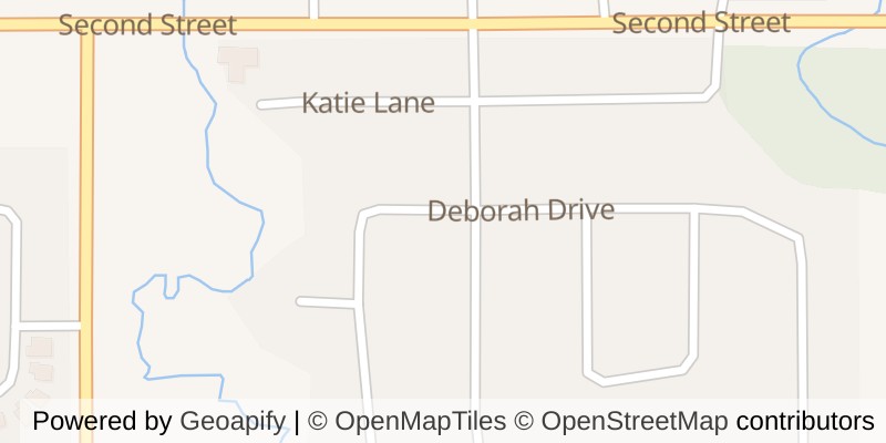 Map of 58 DEBORAH DRIVE, Strathroy-Caradoc (NE)