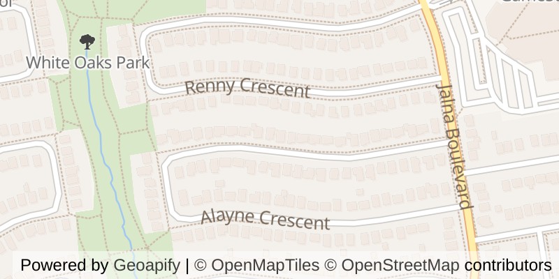 Map of 38 ALAYNE CRESCENT, London South (South X)