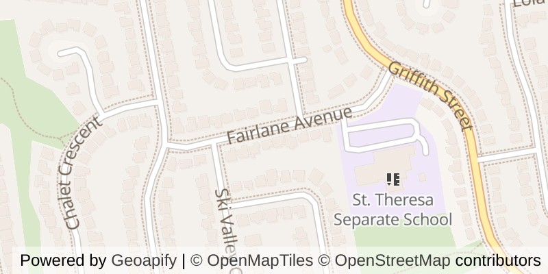 Map of 133 FAIRLANE AVENUE, London South (South K)