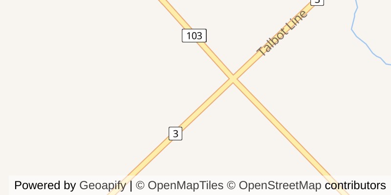 Map of 22300 TALBOT LINE, West Elgin (New Glasgow)