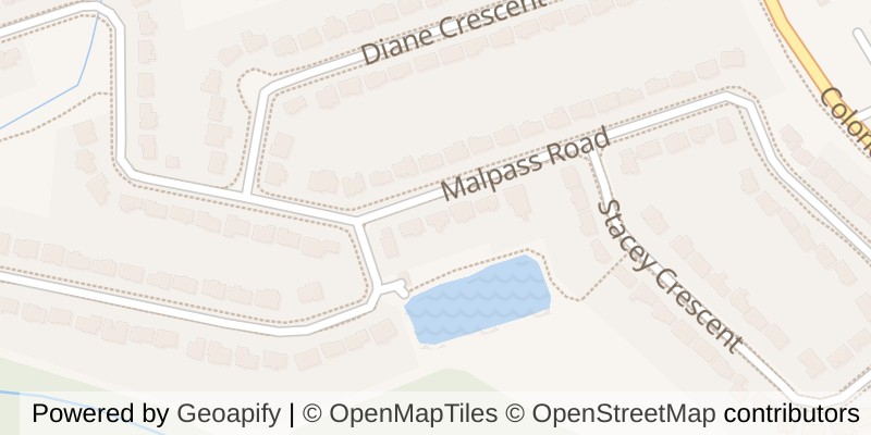 Map of 3937 MALPASS ROAD, London South (South V)