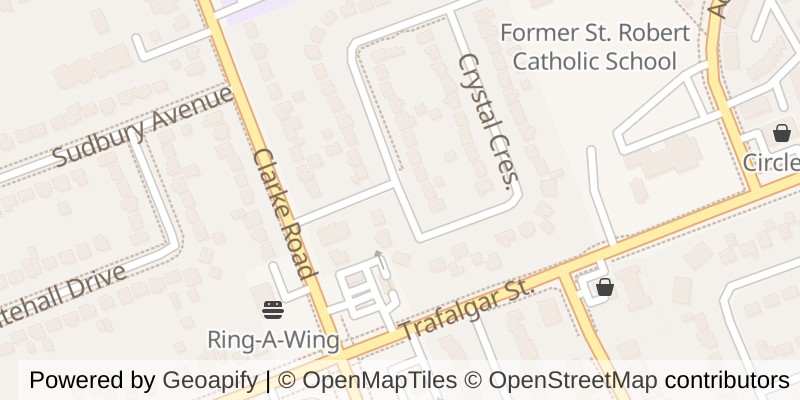 Map of 1920 DULUTH CRESCENT, London East (East I)