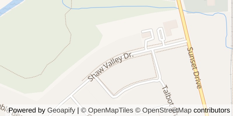 Map of 45 SHAW VALLEY DRIVE, St. Thomas