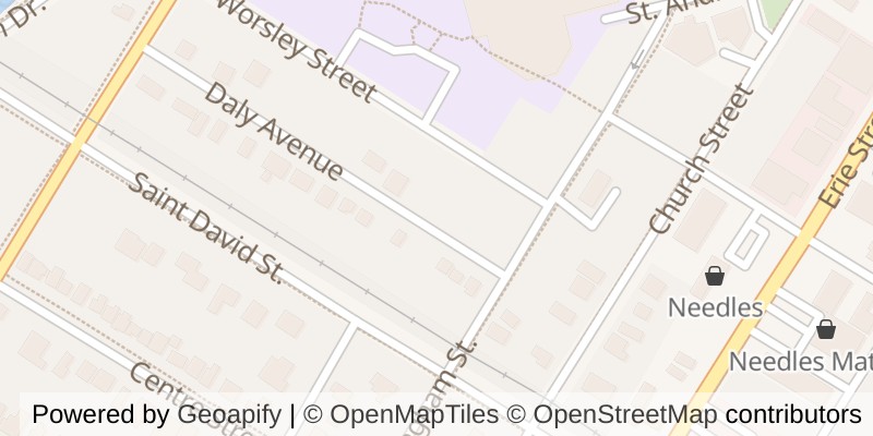 Map of 26 DALY AVENUE, Stratford