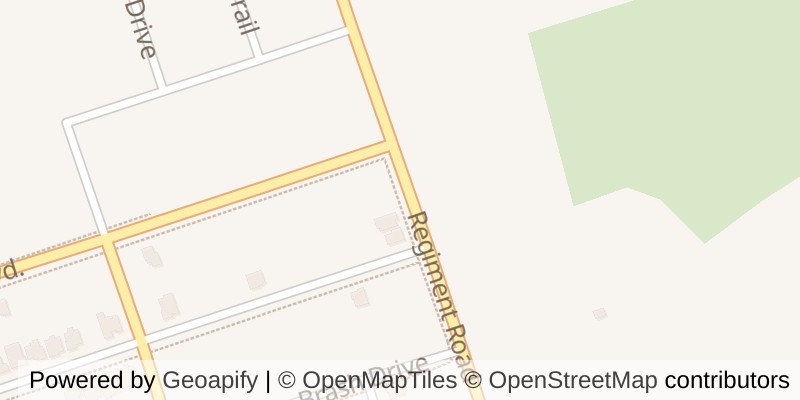 Map of 3297 REGIMENT ROAD, London South (South V)