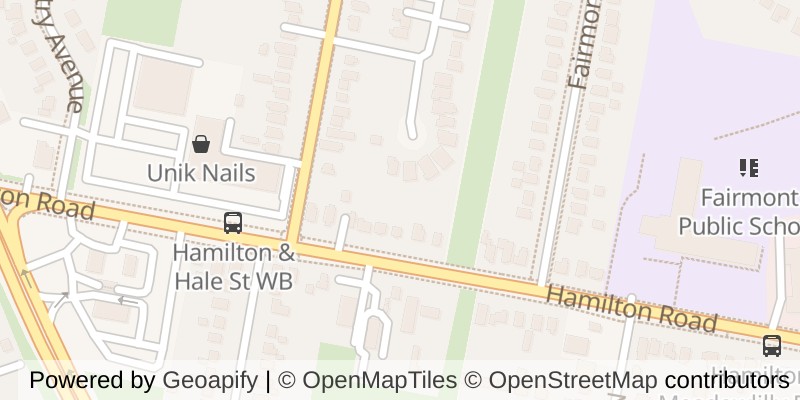 Map of 137 HALE STREET, London East (East O)