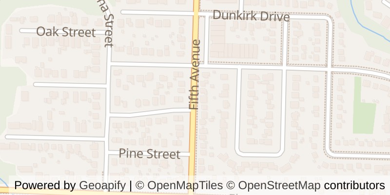 Map of 169 FIFTH AVENUE, St. Thomas
