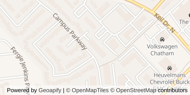 Map of 207 - 225 CAMPUS PARKWAY, Chatham-Kent (Chatham)