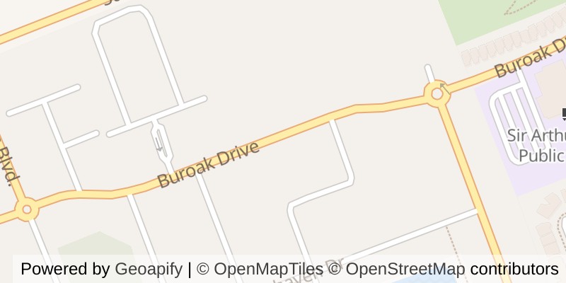 Map of 2577 BUROAK DRIVE, London North (North S)