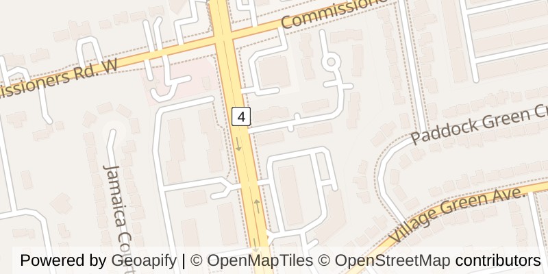 Map of 718 WONDERLAND ROAD S, London South (South N)