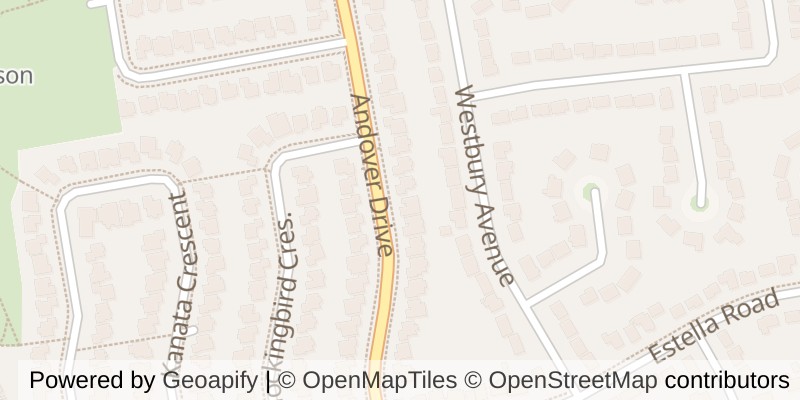 Map of 241 ANDOVER DRIVE, London South (South O)