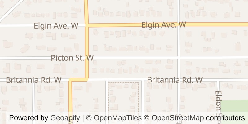 Map of 181 PICTON STREET W, Goderich (Goderich (Town))