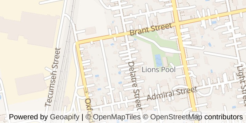 Map of 237 DELATRE STREET, Woodstock (Woodstock - North)