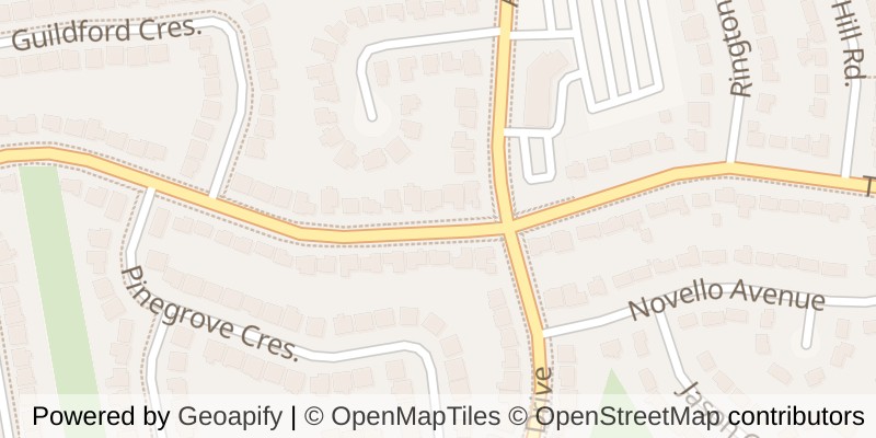 Map of 260 VILLAGE GREEN AVENUE, London South (South N)