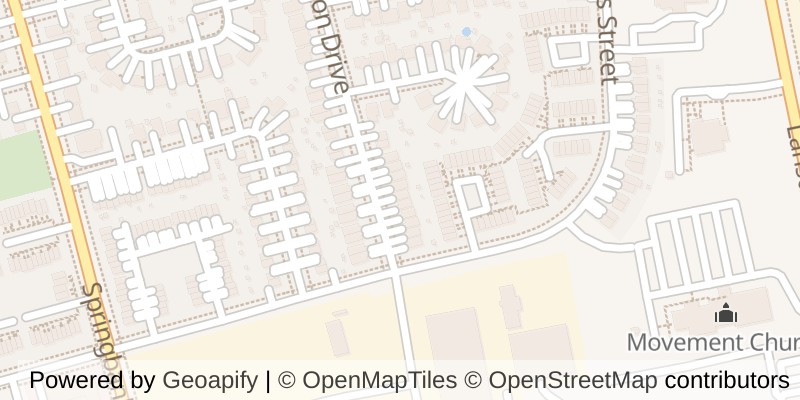 Map of 1030 PEARSON DRIVE, Woodstock (Woodstock - North)