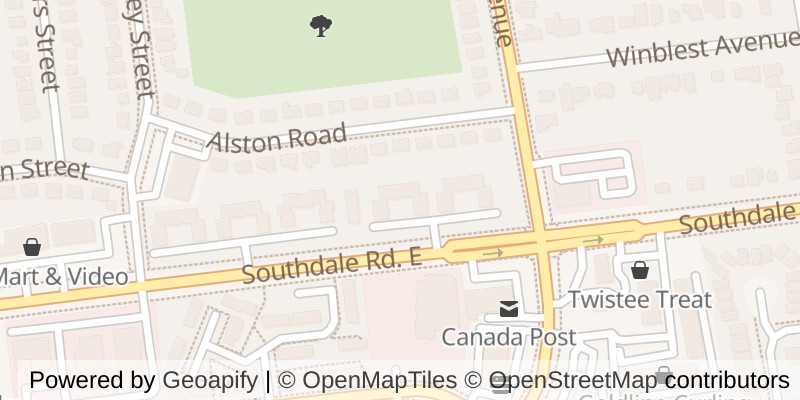 Map of 8 - 490 SOUTHDALE ROAD E, London South (South Q)