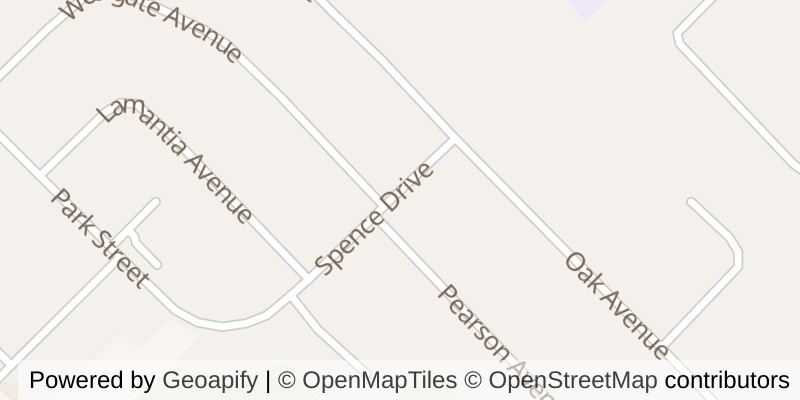 Map of 190 SPENCE DRIVE, Strathroy-Caradoc (SW)