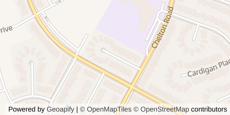 Map of 1582 CHELTON PLACE, London South (South U)