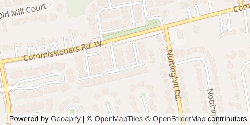 Map of 23 - 680 COMMISSIONERS ROAD W, London South (South M)