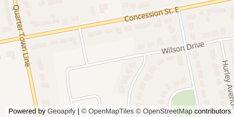 Map of 241 WILSON AVENUE, Tillsonburg