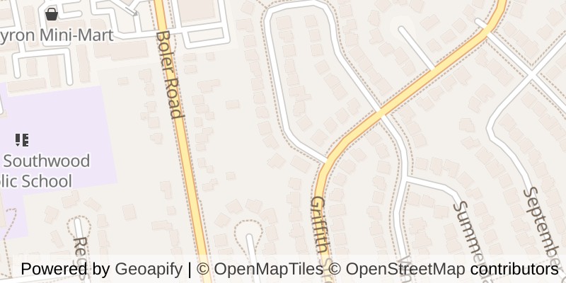 Map of 14 WHISPERWOOD CRESCENT, London South (South K)