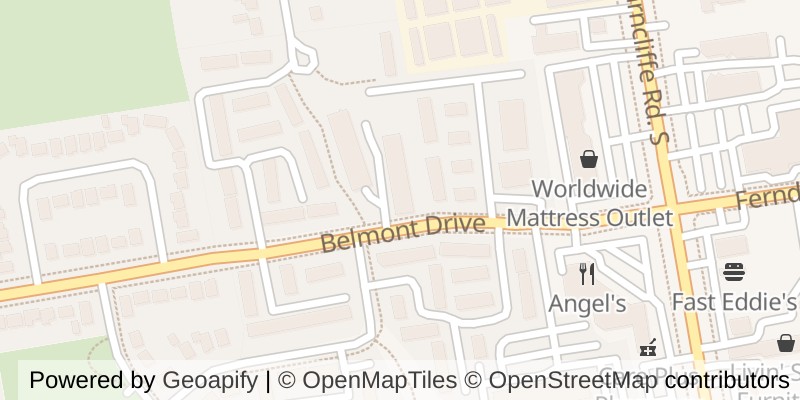 Map of 801 - 127 BELMONT DRIVE, London South (South O)