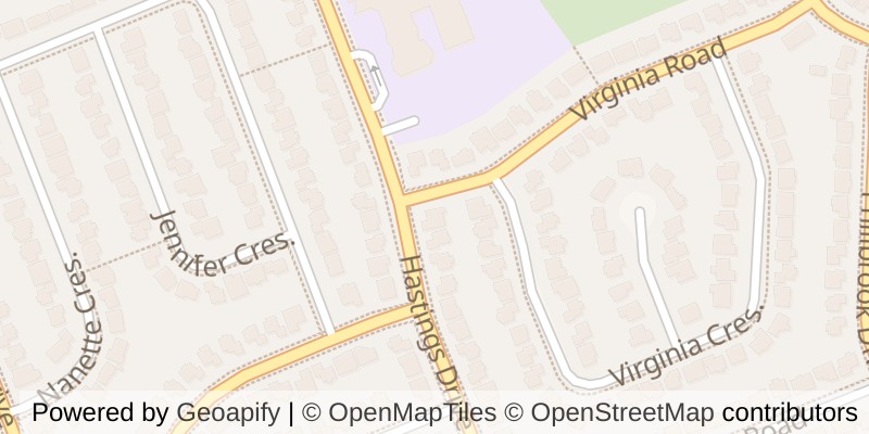 Map of 1624 HASTINGS DRIVE, London North (North B)