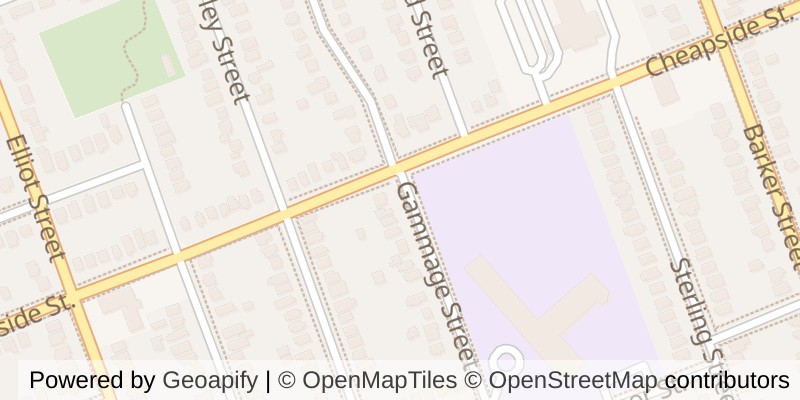 Map of 155 GAMMAGE STREET, London East (East H)