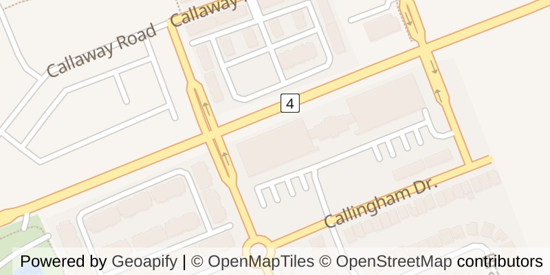 Map of 708 - 260 VILLAGEWALK BOULEVARD, London North (North R)