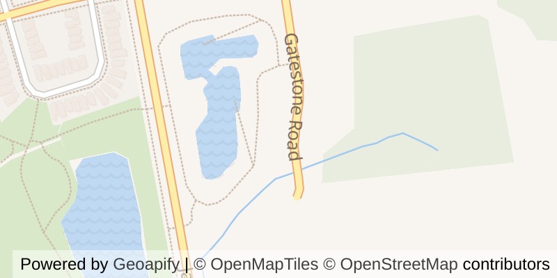 Map of 840 GATESTONE ROAD, London South (South U)