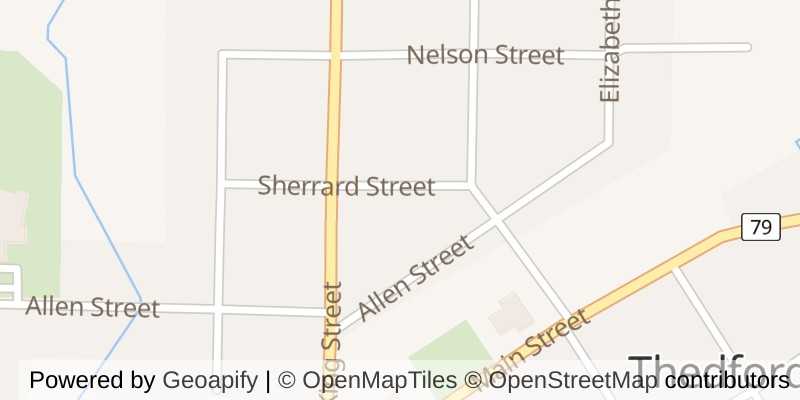 Map of 75 SHERRARD STREET, Lambton Shores (Thedford)