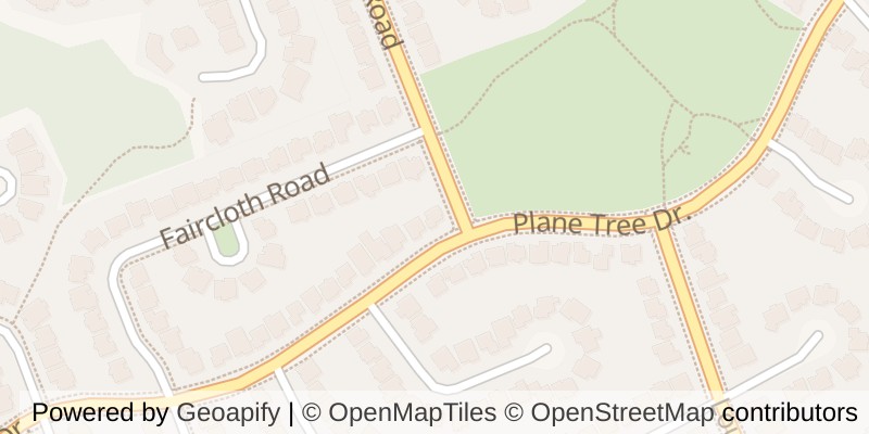Map of 328 PLANE TREE DRIVE, London North (North R)