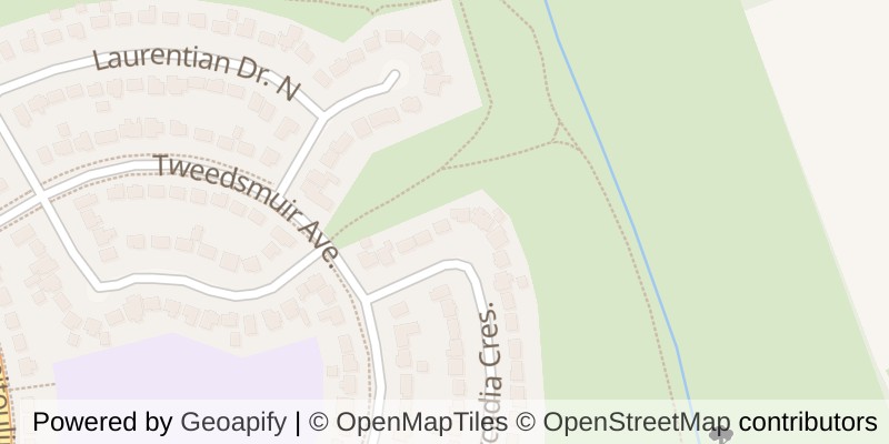 Map of 87 ARCADIA CRESCENT, London East (East O)