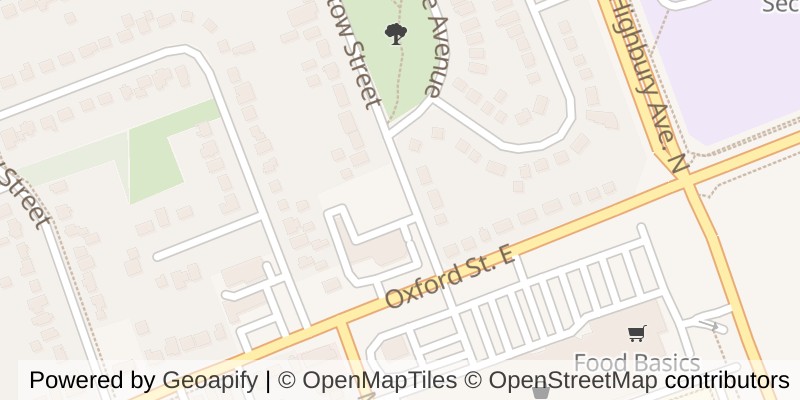 Map of 25 WISTOW STREET, London East (East C)