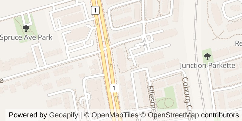 Map of 1112 - 9 NORTHERN HTS DRIVE, Richmond Hill (Langstaff)