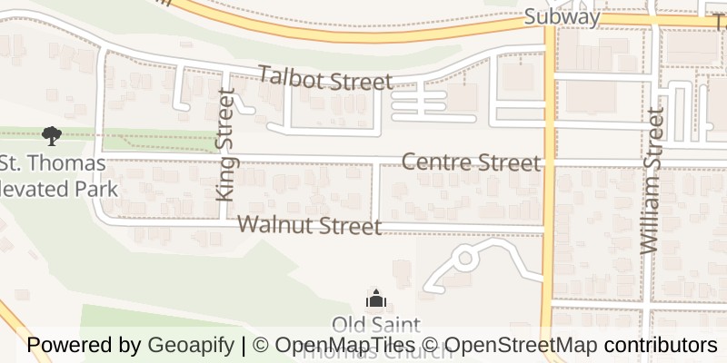 Map of 7 CHURCH STREET, St. Thomas