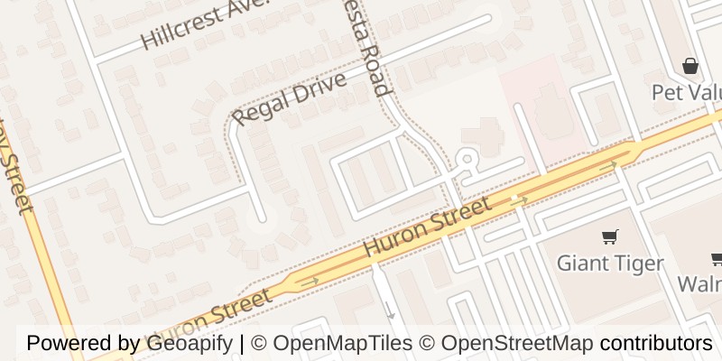 Map of 40 - 311 VESTA ROAD, London East (East A)