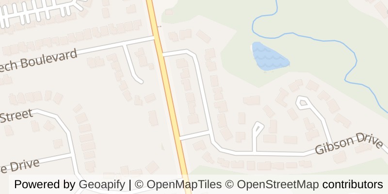 Map of 15 GIBSON DRIVE, Tillsonburg